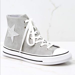 Grey High Top Star Sneakers💫✨